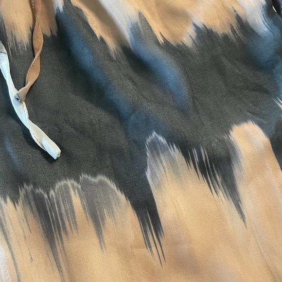 New York & Company Silk Brown, Black and White Jogger Pants Size XS - Picture 3 of 9